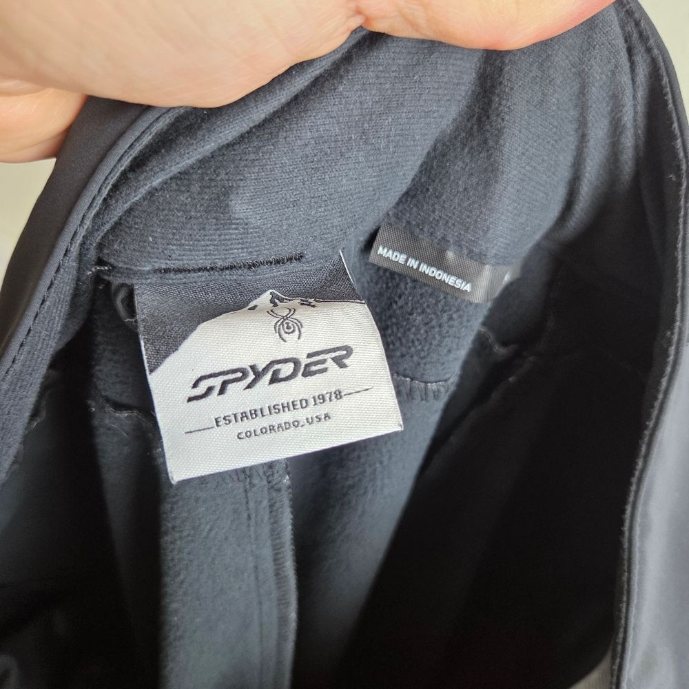 Women's Sypder Soft Shell Winter Snow Ski Black Pants Size 14 - Picture 13 of 14